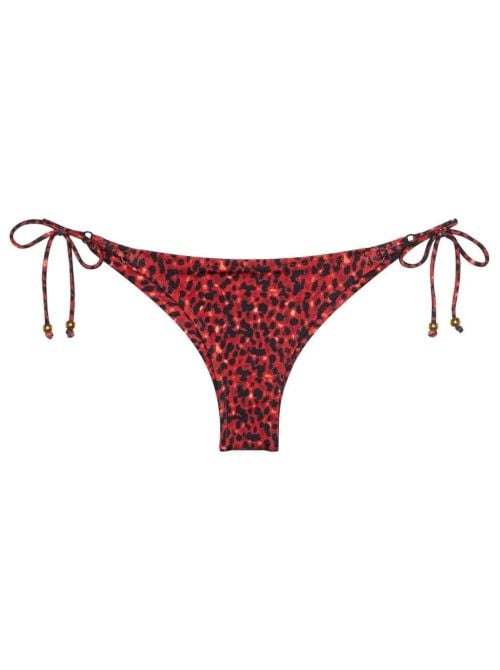 Midnight Swim Slip brasiliana con laccetti, brown combination