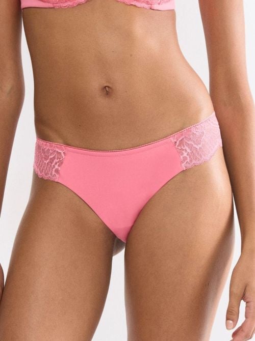 Wild Peony Florale Slip brasiliano, rosa