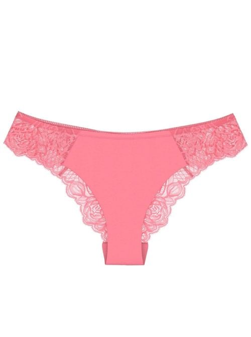 Wild Peony Florale Slip brasiliano, rosa