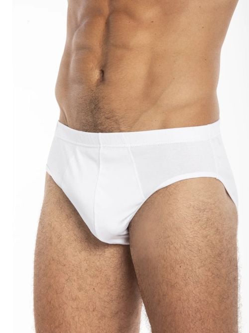 Isle - Slip Medio in Doppia Maglia, bianco