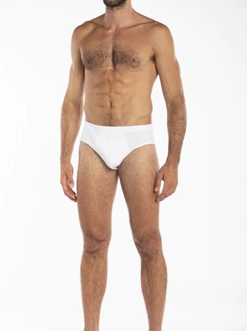 Isle - Slip Medio in Doppia Maglia, bianco