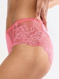 Wild Peony Florale Slip Maxi, rosa