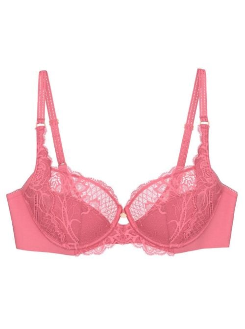 Wild Peony Florale W Reggiseno con ferretto, rosa