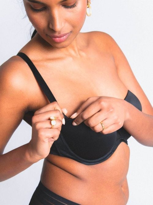 Nufit Fascia con ferretto, nero