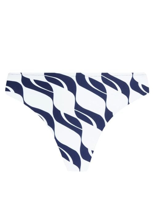 Slip Bikini Seduction Danse des Vagues, bianco blu