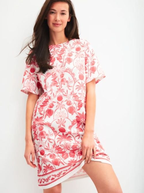 Favourites Beach Camicia da notte a maniche corte, lunghezza 95 cm CALIDA
