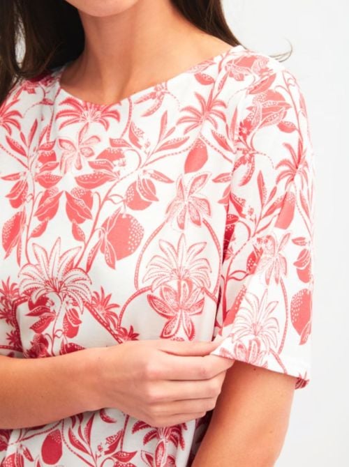 Favourites Beach Camicia da notte a maniche corte, lunghezza 95 cm CALIDA
