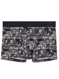Black Print - Boxer uomo in microfibra elasticizzata