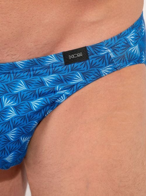 Beachcomber Blue Print - Men's Micro Brief in Cotton and Modal