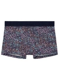 Vineyard Navy Print - Boxer uomo in cotone e modal