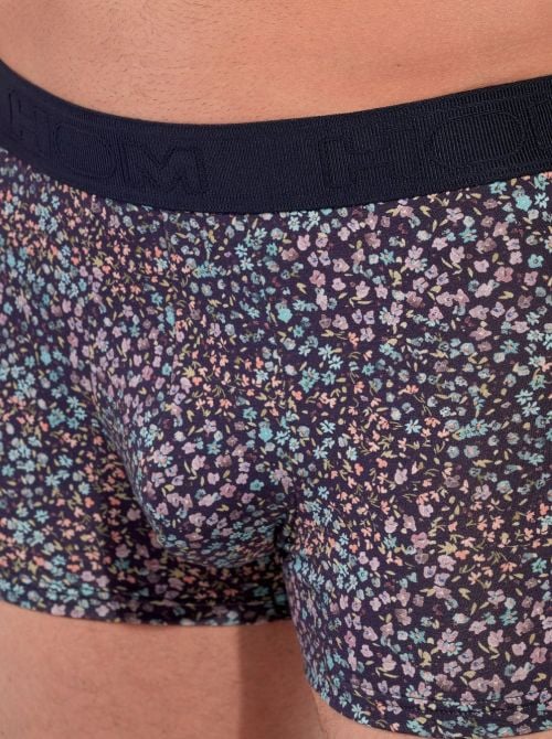 Vineyard Navy Print - Boxer uomo in cotone e modal HOM