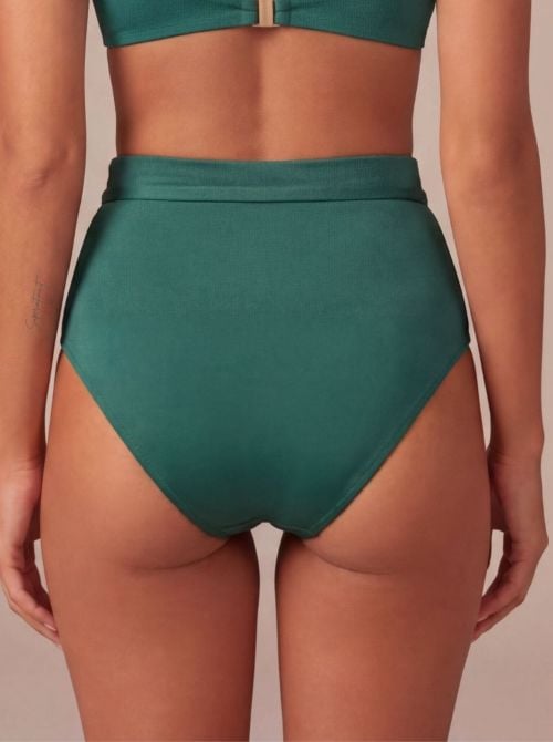 Silhouet slip per bikini, verde