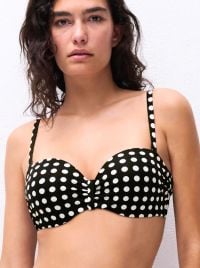 Sauvage balconcino per bikini con ferretto, pois