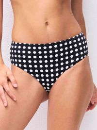 Sauvage slip per bikini vita alta, pois