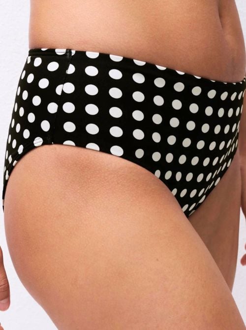 Sauvage slip per bikini vita alta, pois CHANTELLE