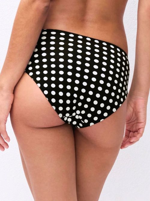Sauvage  bikini highwaisted brief, polka dot