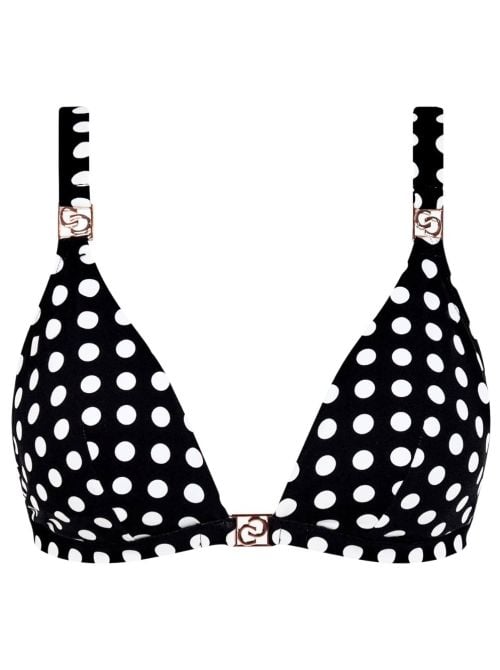 Sauvage triangolo per bikini senza ferretto, pois