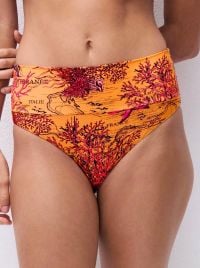 Icon slip per bikini vita alta, luce mediterranea