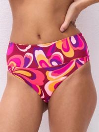 Vita slip per bikini a vita alta, Solar psyche