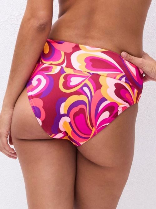 Vita slip per bikini a vita alta, Solar psyche