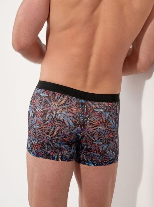 Biscayne boxer in tulle semi-trasparente