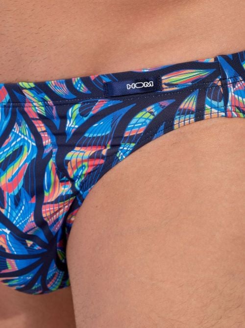 Indian Creek slip micro in microfibra con stampa tropicale