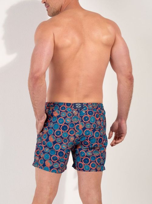 Trapani Men's Swim Shorts Citrus Print