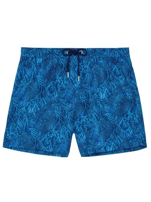 Panarea Short mare blu con stampa grafica