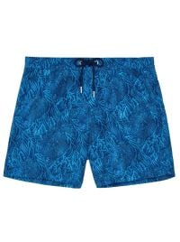 Panarea Short mare blu con stampa grafica