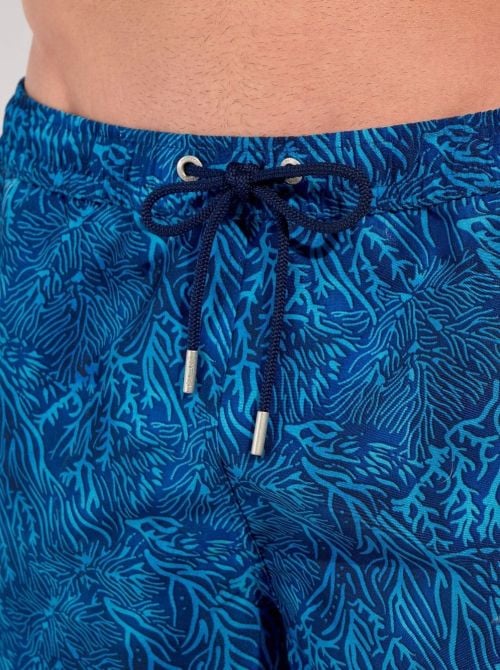 Panarea Short mare blu con stampa grafica