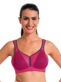 5544 Air Control reggiseno sportivo con imbottitura, pink/antracite