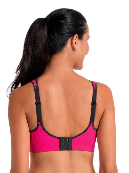 5544 Air Control padded sport bra, pink/antracite