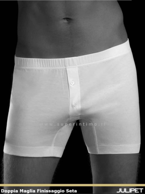 Ivre - Boxer con bottoni, bianco