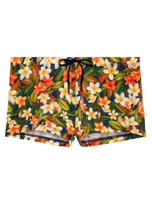 Etna Boxer mare aderente con stampa floreale