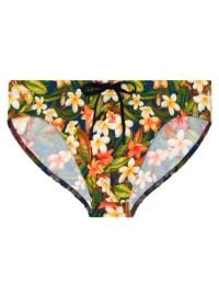 Etna Mini slip aderente con stampa floreale