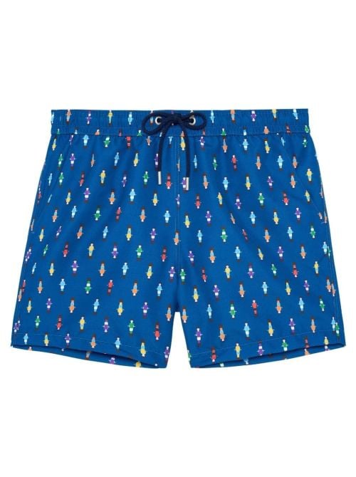 Calcio Short mare navy con stampa estiva