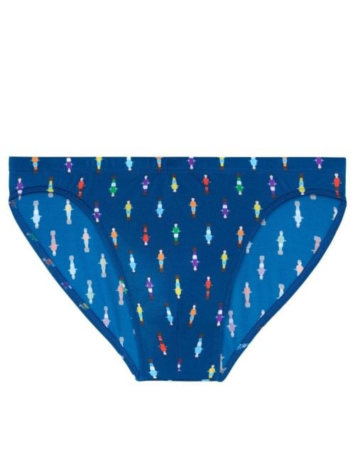Calcio Micro slip aderente con stampa navy