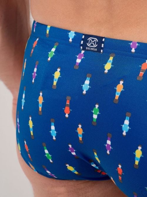 Calcio Micro slip aderente con stampa navy