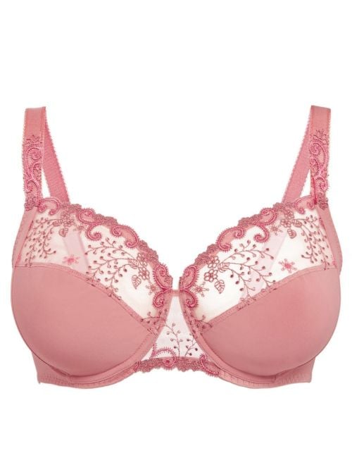 Delice Reggiseno con ferretto coppe profonde, rosa fum&egrave;