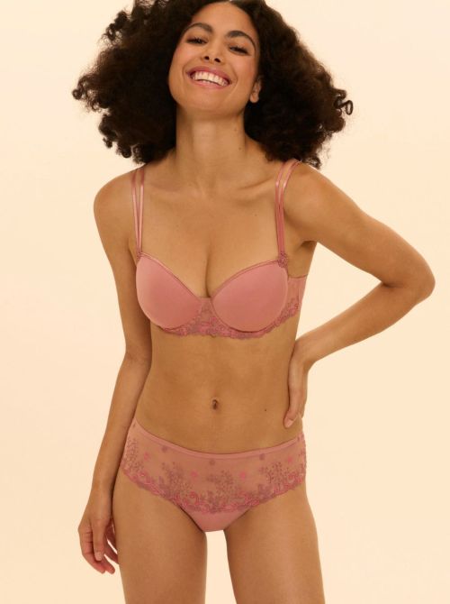 Delice Reggiseno imbottito a balconcino, rosa fum&egrave;