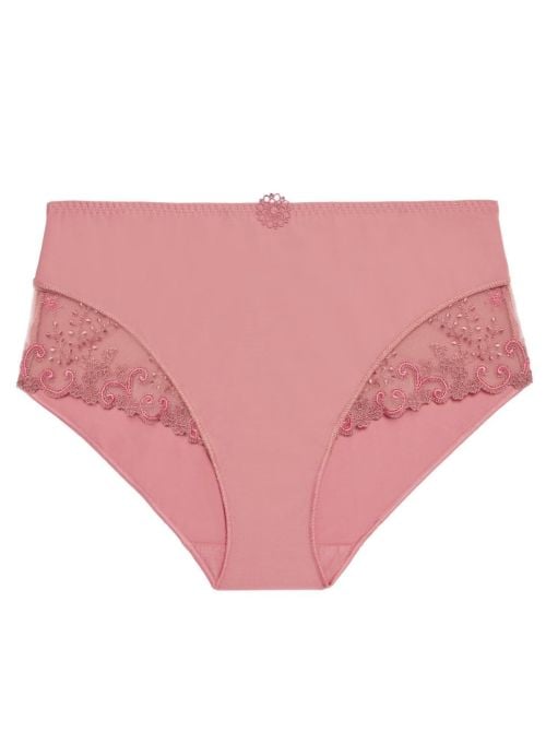 Delice Slip Alto, rosa fum&egrave;