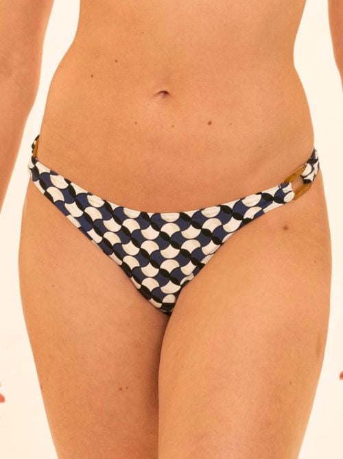 Magnetic bikini bottom, sailing pattern SIMONE PERELE BEACHWEAR