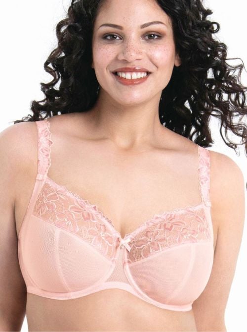 Suzette reggiseno con ferretto coppe grandi, wild rose