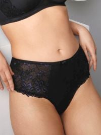 Suzette slip alto, nero
