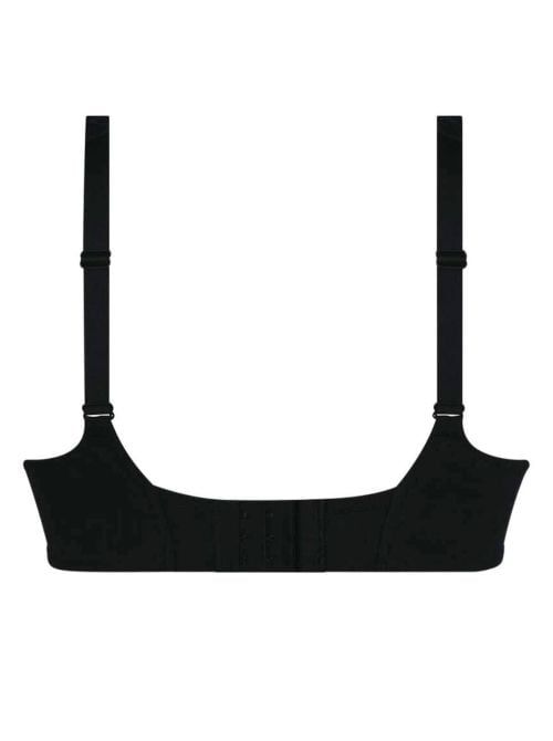 Suzette reggiseno con ferretto coppe grandi, nero