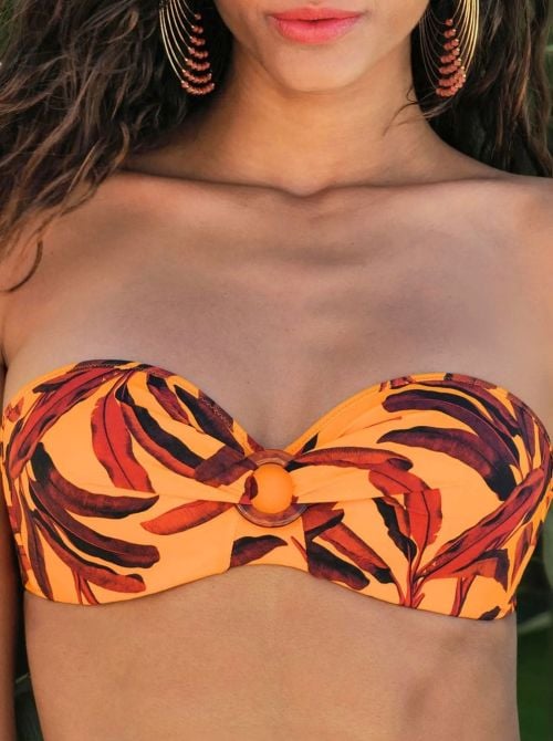 La Melanesia bikini bandeau bra ANTIGEL