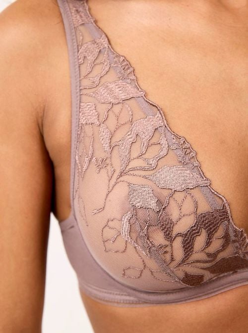 Sin Reggiseno Triangolo con ferretto, fauve