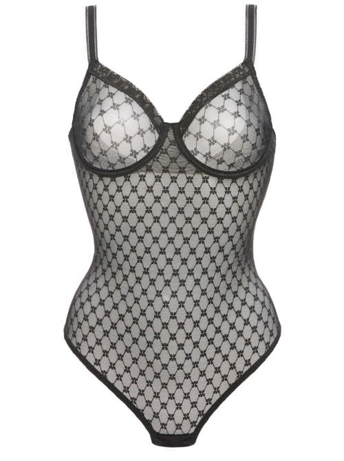 Plume body con ferretto modellante, nero