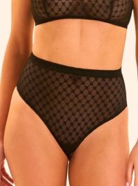 Plume tanga modellante, nero