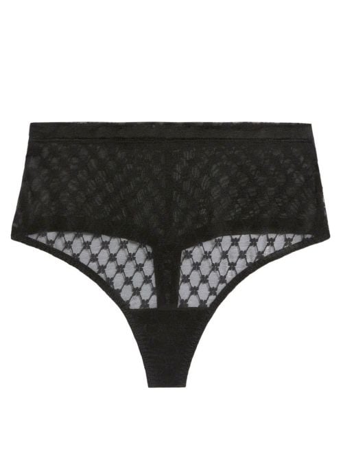 Plume tanga modellante, nero